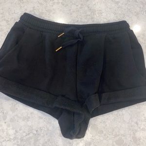 Weworewhat black sweat shorts
